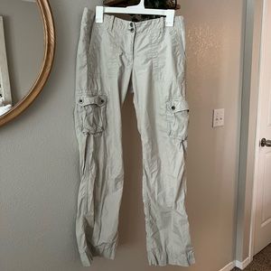 LOFT light grey cargo pant